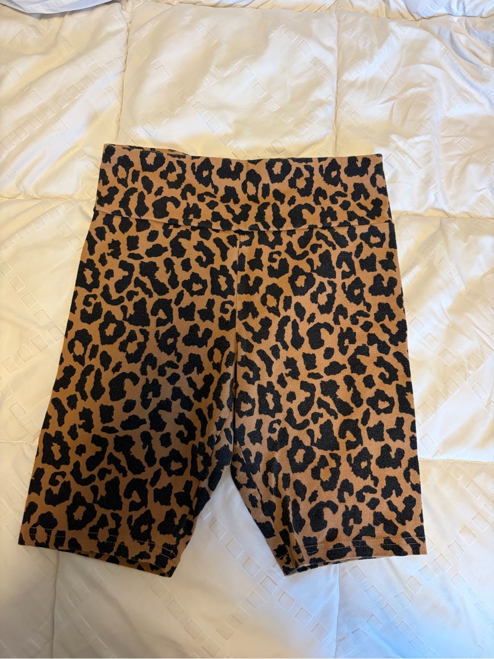 wild fable Leopard Print Bike Shorts - Brown/Black
